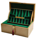 The House of Staunton *NEW* Fitted Coffer Chess Box - Bird's Eye Maple