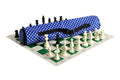 Quiver Chess Set Combination - Single Weighted Regulation Pieces | Vinyl Chess Board | Quiver Bag