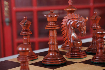 The Bomarzo Series Luxury Chess Pieces - 4.4