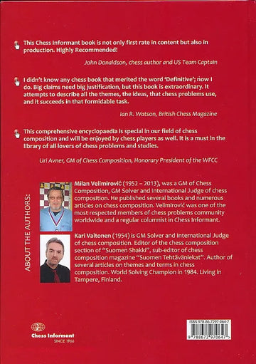 The Definitive Book - Encyclopedia of Chess Problems - Themes and Terms