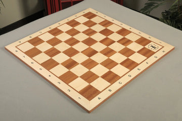 Maple and Mahogany Wooden Tournament Chess Board