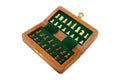 FOLDING WOODEN MAGNETIC Travel Chess Set - 5