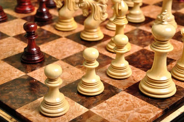 The Forever Collection -  Benevento Series Artisan Chess Pieces - 4.4