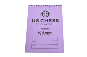 US Chess Federation Commemorative Spiral Scorebook (120 Moves/Game)