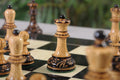 The Burnt Dubrovnik Series Chess Pieces - 3.75