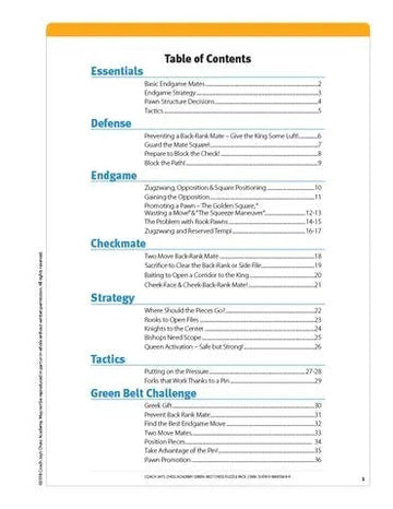 Coach Jay's Chess Academy - #4 Green Belt Lessons