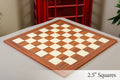 Indian Rosewood and Bird's Eye Maple Standard Traditional Chess Board