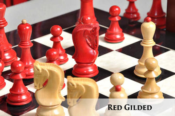 The Gilded Zagreb '59 Series Chess Set, Box, & Board Combination