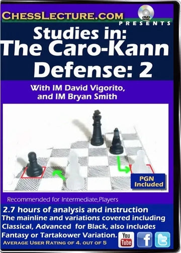 E-DVD Studies in: The Caro-Kann Defense 2 - Chess Lecture - Volume 116