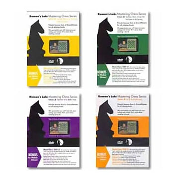 Complete Roman's Lab 'Mastering Chess' Series on DVD : Volumes 1-4 (4 DVDs)