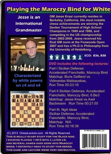E-DVD Playing the Maroczy Bind For White - Chess Lecture - Volume 63