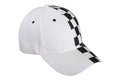 White Split Chess Board Baseball Hat