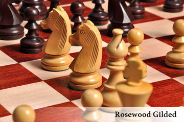 The Championship Series Gilded Chess Pieces - 3.75