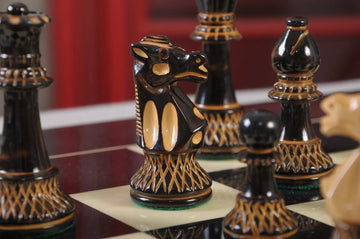 The Burnt Club Series Chess Pieces - 3.75