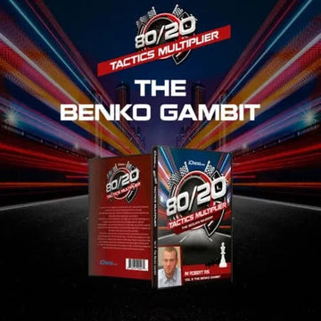 CLEARANCE - The Benko Gambit - IM Robert Ris - 80/20 Tactics Multiplier