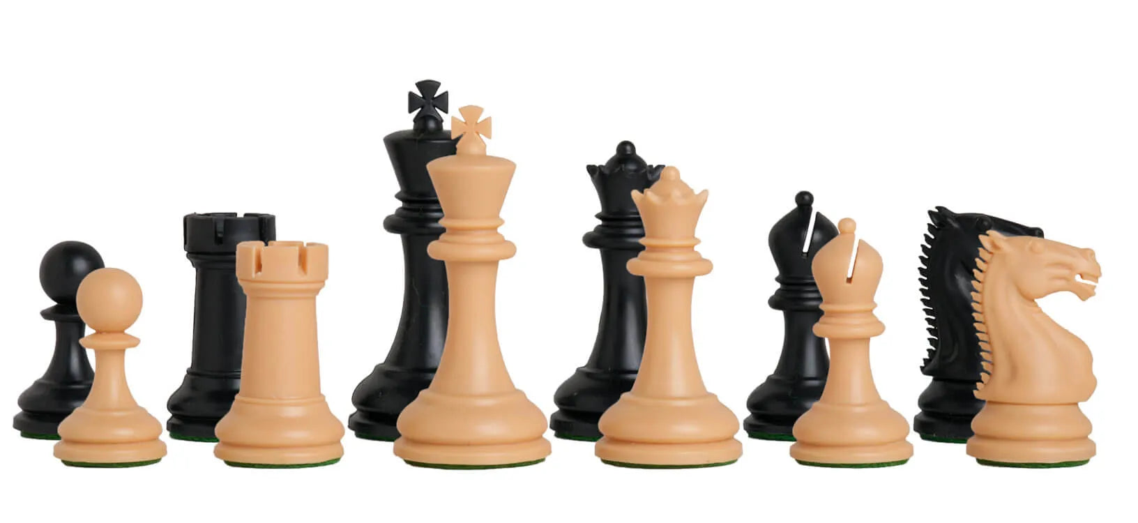The Zurich Series Plastic Chessmen - 3.875
