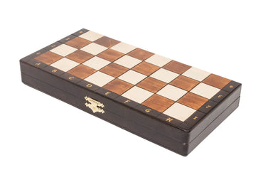 The Brown Magnetic Chess Set