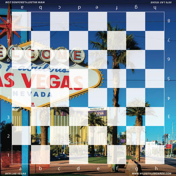 Las Vegas - Full Color Vinyl Chess Board