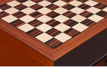 The Camaratta Signature Championship Chess Table - Dark Brown
