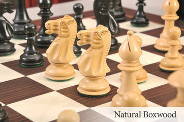 The Royale Chess Set, Box, & Board Combination