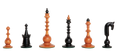 The Circa 1750 Dutch Series Luxury Chess Pieces - 4.4" King