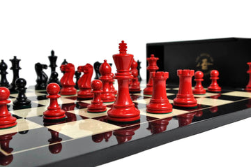 The Grandmaster Regal Series Chess Set, Box, & Board Combination