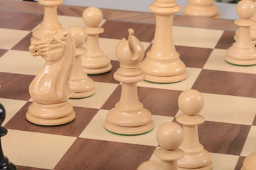 The Camaratta Collection - The First American Chess Congress Series Luxury Commemorative Chess Pieces - 4.4