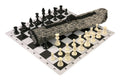 Quiver Chess Set Combination and Single Weighted Regulation Pieces | Thin Mousepad Chess Board | Quiver Bag