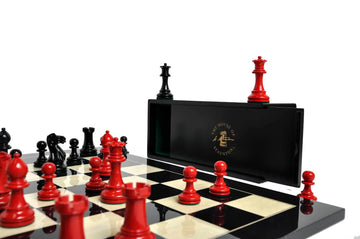 The Grandmaster Regal Series Chess Set, Box, & Board Combination