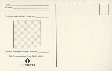 Correspondence Chess Move Mail Card - 50 Pack