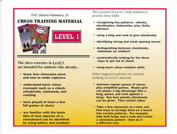 Prof. Chester Nuhmentz, Jr. Chess Training Material