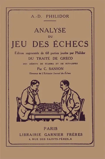 Analyse du je des d'echecs - FRENCH EDITION