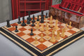 The Golden Collector Series Luxury Wood Chess Set, Box, & Board Combination