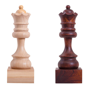 Decorative Wood Chess Piece - Queen