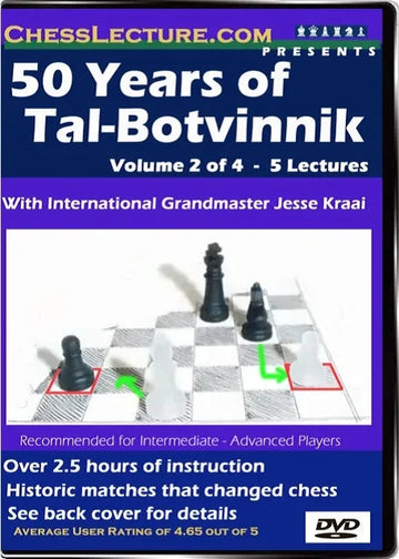 E-DVD 50 Years of Tal-Botvinnik - 4 DVD's - Chess Lecture - Volume 24