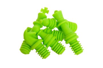 Set of Colored Wine Stopper Chess Pieces - 6 Pieces