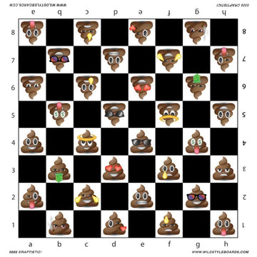 Craptastic - Full Color Vinyl Chess Board
