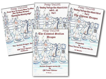 FOXY OPENINGS - The Sicilian Dragon Series Complete Set - Volumes 1-4