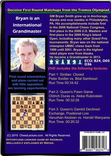 E-DVD Decisive First Round Matchups from the Tromso Olympiad - Chess Lecture - Volume 144
