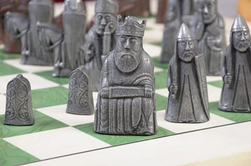 The Isle of Lewis Chess Set, Box, & Board Combination