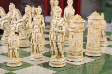 Roman Themed Chess Pieces - 4.25