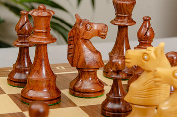 The Glass Eyed Lardy Series Chess Set & Board Combination