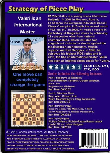 Strategy of Piece Play - Chess Lecture - Volume 141