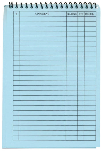 US Chess Federation Commemorative Spiral Scorebook (120 Moves/Game)