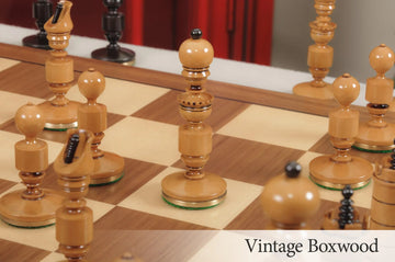The Camaratta Collection - The Biedermeier Series Luxury Chess Pieces - 4.4