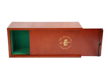Mahogany Slide-Top Chess Box