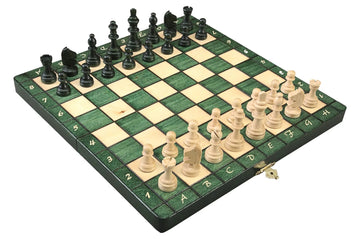 The Green Magnetic Chess Set