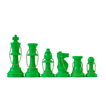 Chess Pieces Keychain Set (17 Pieces)