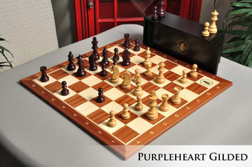 The Championship Series Chess Set, Box, & Board Combination