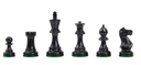 ZMart - Ebonized Boxwood Grandmaster Chess Pieces